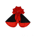 Black and red Halloween pet clothes for cats and dogs with polyester construction