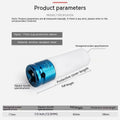 Four individual pneumatic hexagon sockets in sizes 17mm, 19mm, 21mm, and 22mm for vehicle maintenance