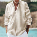 Men's 3D printed loose long sleeve plaid shirt with floral pattern in multiple colour options