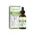 30ml bottle of dietary supplement drops for intestinal support with moringa and green tea extract.
