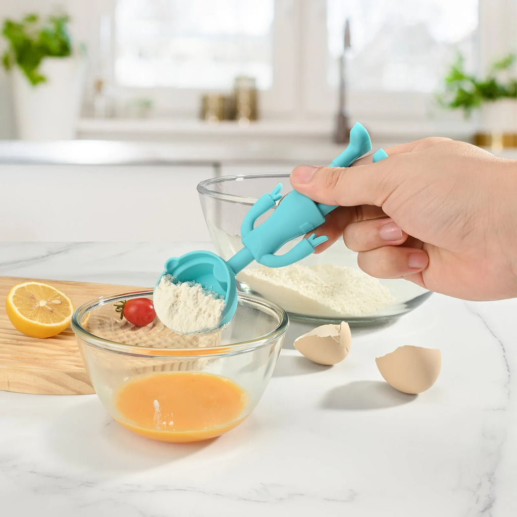 Children's baking silicone tools five-piece set with irregular shapes in modern simplicity style