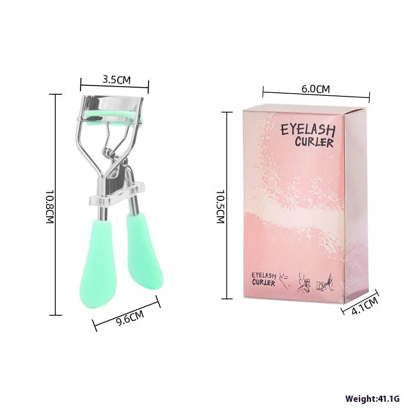 A4 manual eyelash curler with comb in assorted colours including pink and black