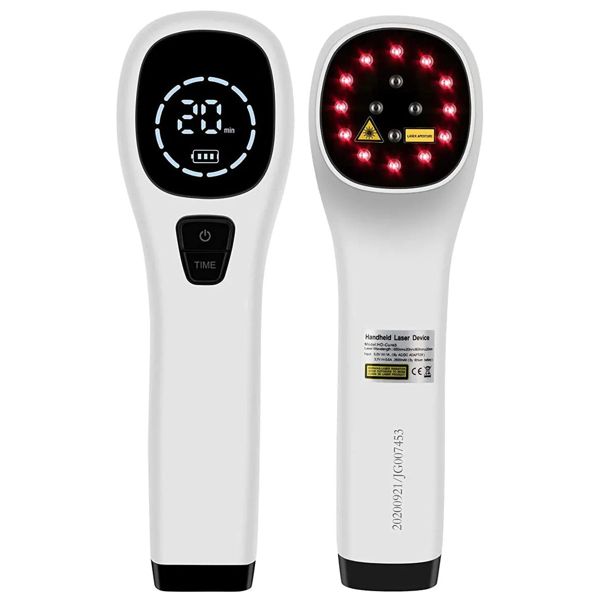 Simple Home Red Light Physiotherapy Instrument black and white battery USB infrared device with safety glasses and carrying case