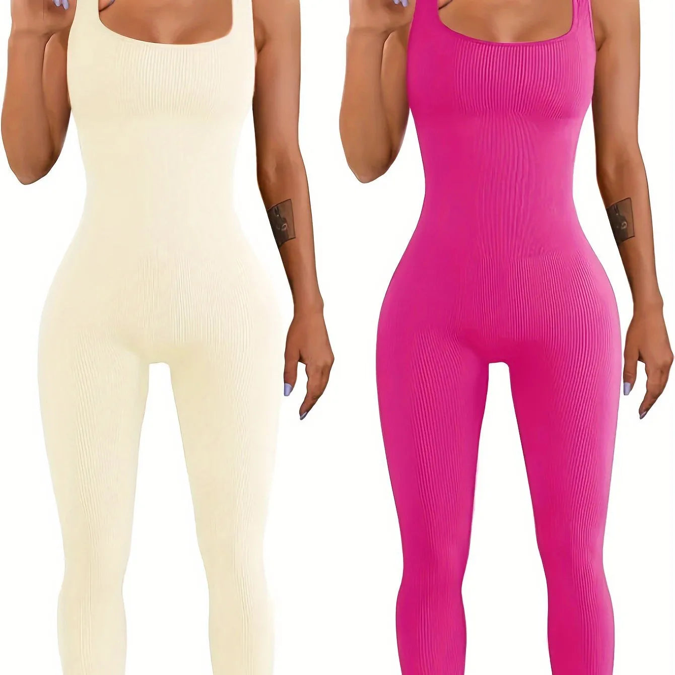 Women's spandex suspender tank top tights in long sleeve style with waist type fit and button details in various colours