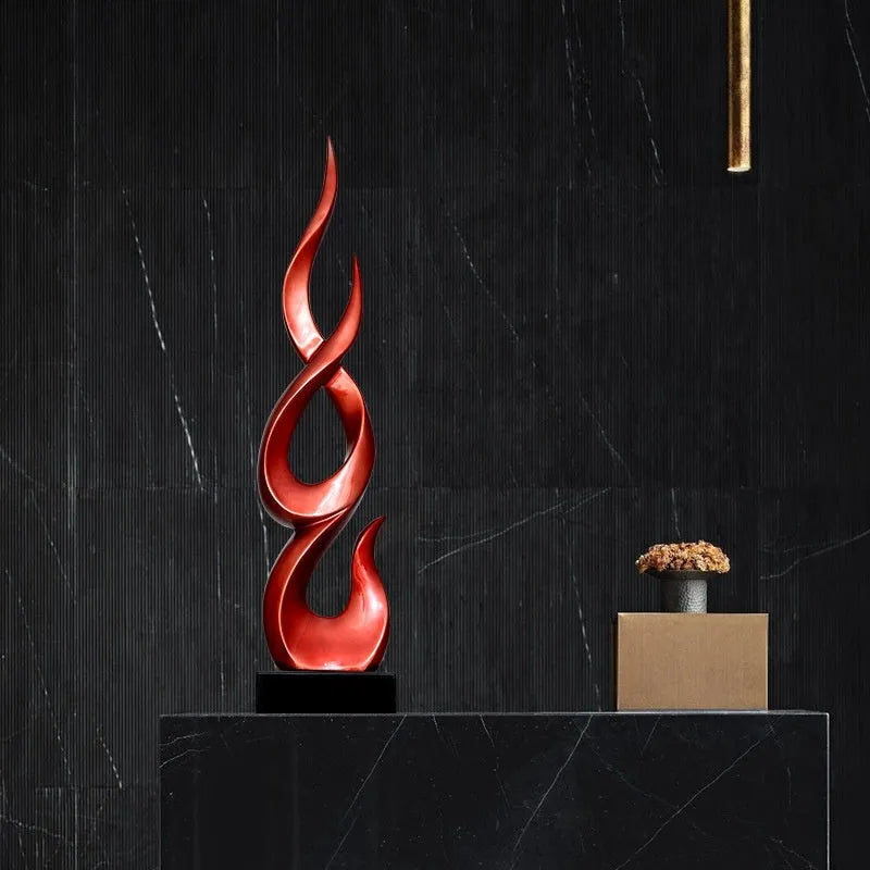 Festival high-rise decoration craft in plastic resin with modern simple style