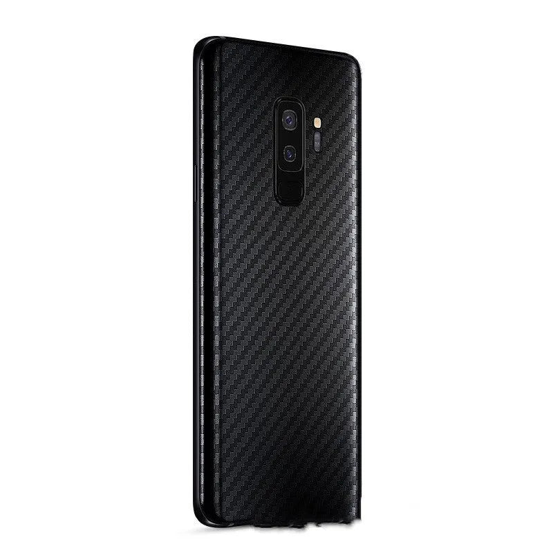 Anti scratch carbon fibre rear film for Samsung Galaxy phone, PVC matte anti fingerprint protector