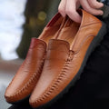 Men's business casual small leather shoes with PU upper, PVC sole, latex insole, black or brown, sizes 39-44