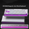 BOOM68 68% compact mechanical keyboard in Green Magic Blade colour with RGB backlighting