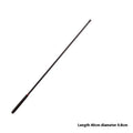 A 10cm long solid resin pointer for fabric marking with measuring tape and tailor's chalk.
