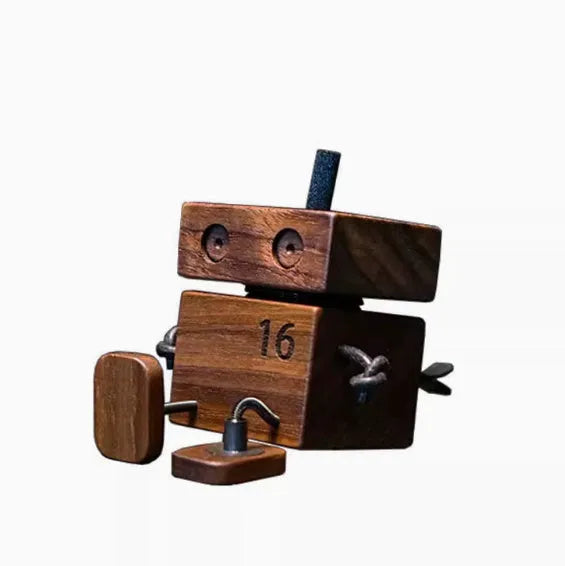 Recyclable log wooden man automobile vent clip aromatherapy diffuser DTFK model no liquid