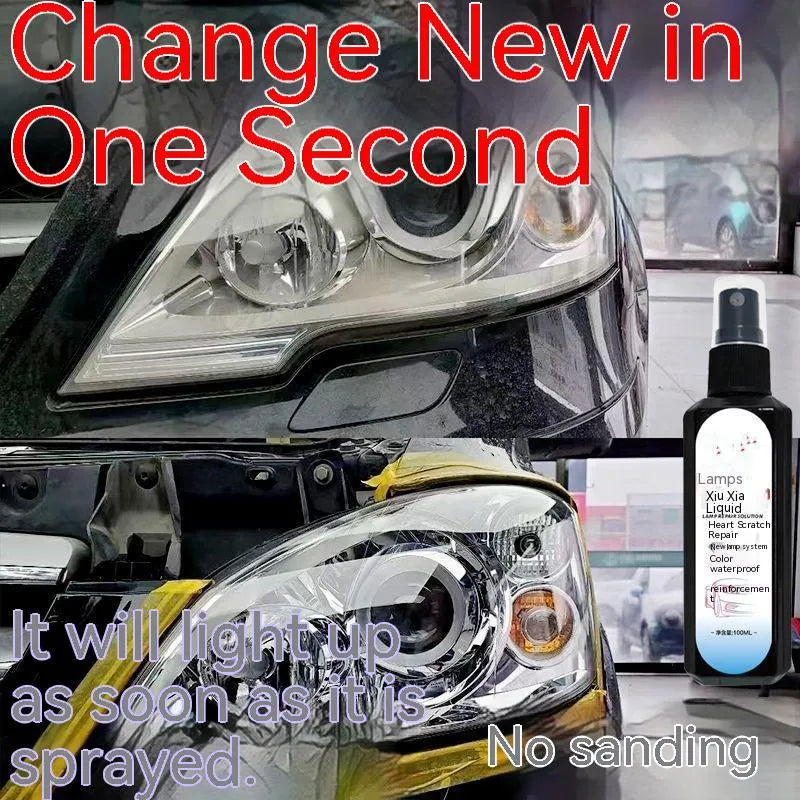 100ml bottle of car headlight renovation liquid for plastic headlight restoration