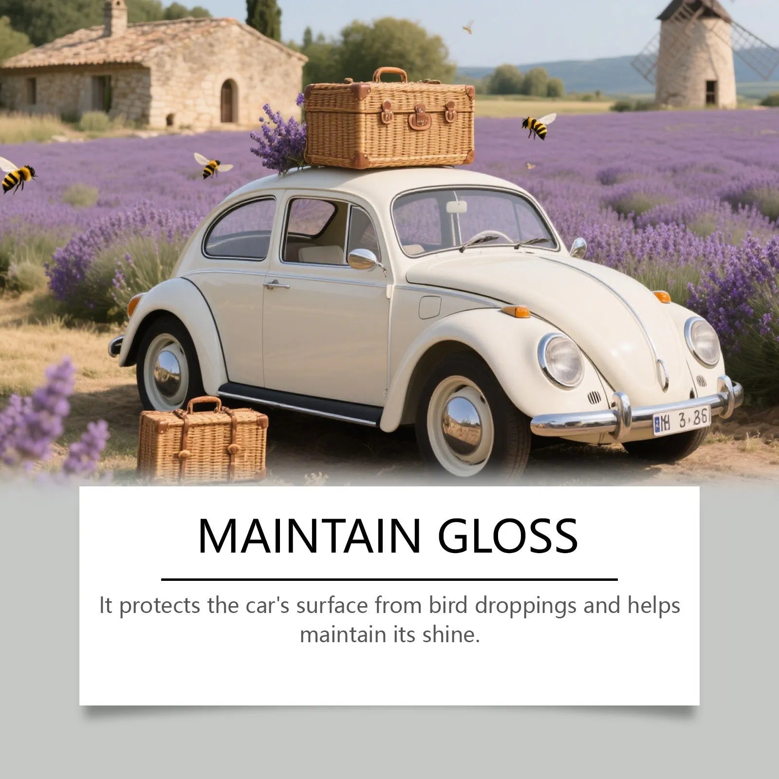 Ceramic coating spray bottle 120ml capacity with anti-fading gloss protection formula