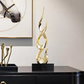 Festival high-rise decoration craft in plastic resin with modern simple style