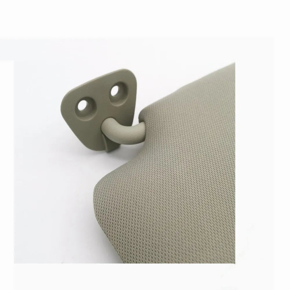 Beige Nissan Lida sun visor set with cosmetic mirror for 2005-2012 models