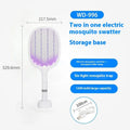 Rechargeable electric mosquito swatter with ABS plastic housing for indoor insect control