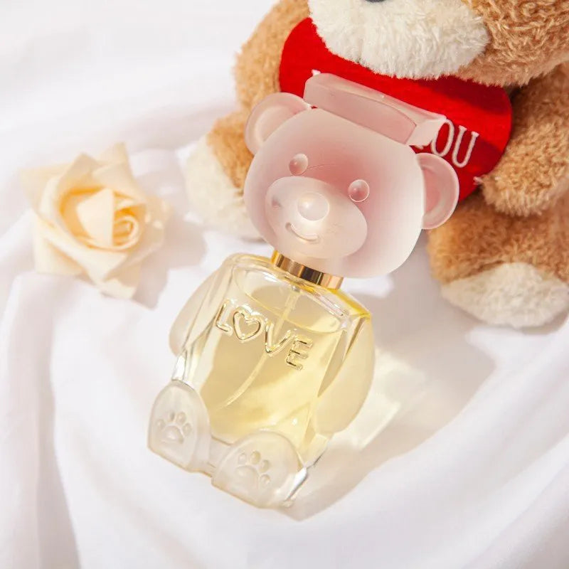 Women's floral perfume bottle with rose, lily, jasmine, citrus, and vanilla notes, 7-12% incense rate
