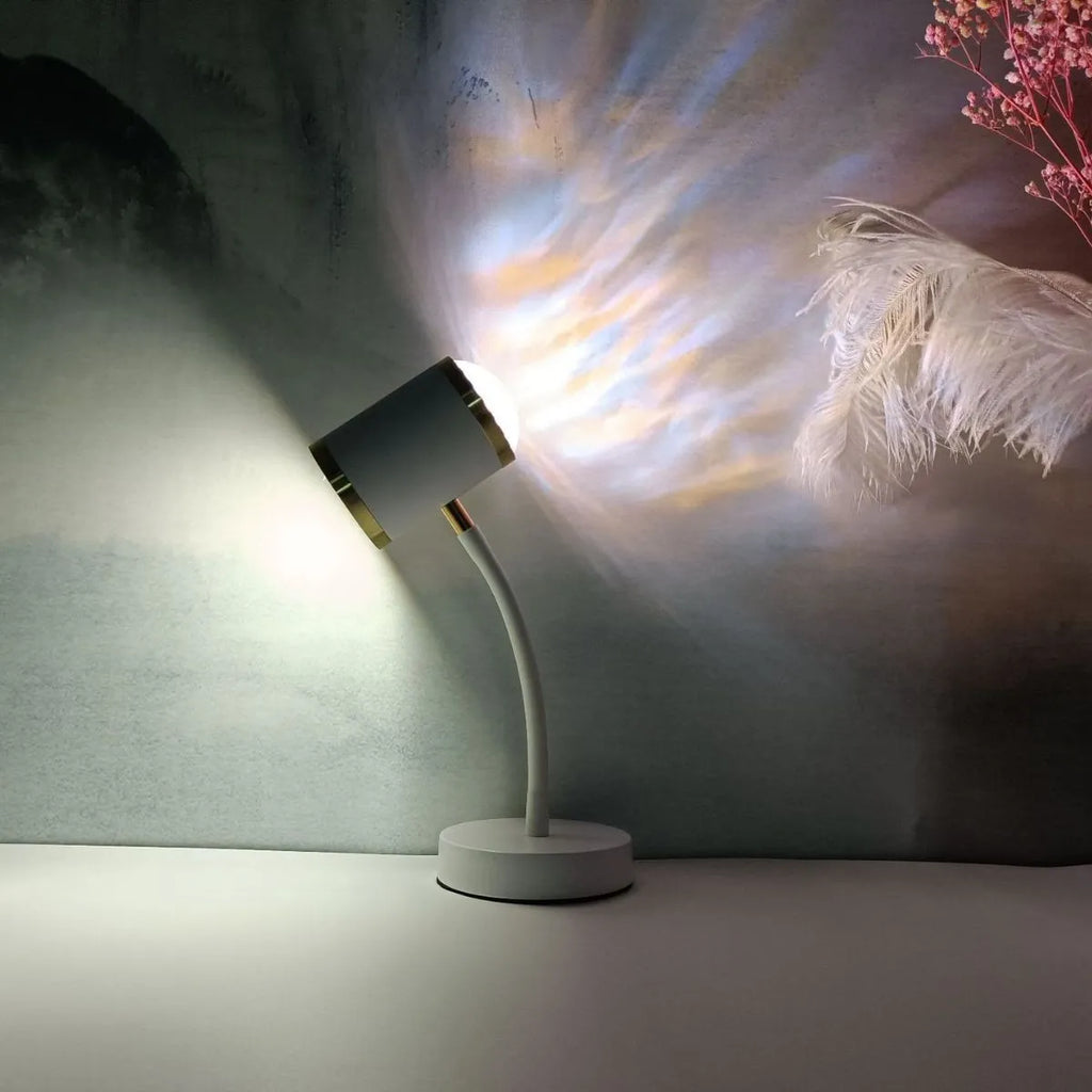 Black and white double-headed photography atmosphere lamp for live streaming studio lighting
