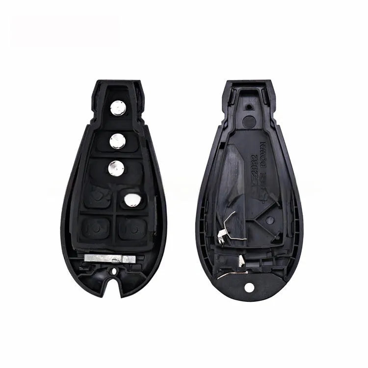 Dodge Chrysler key shell replacement case with ABS brass construction, dimensions 85mm by 42mm by 15mm