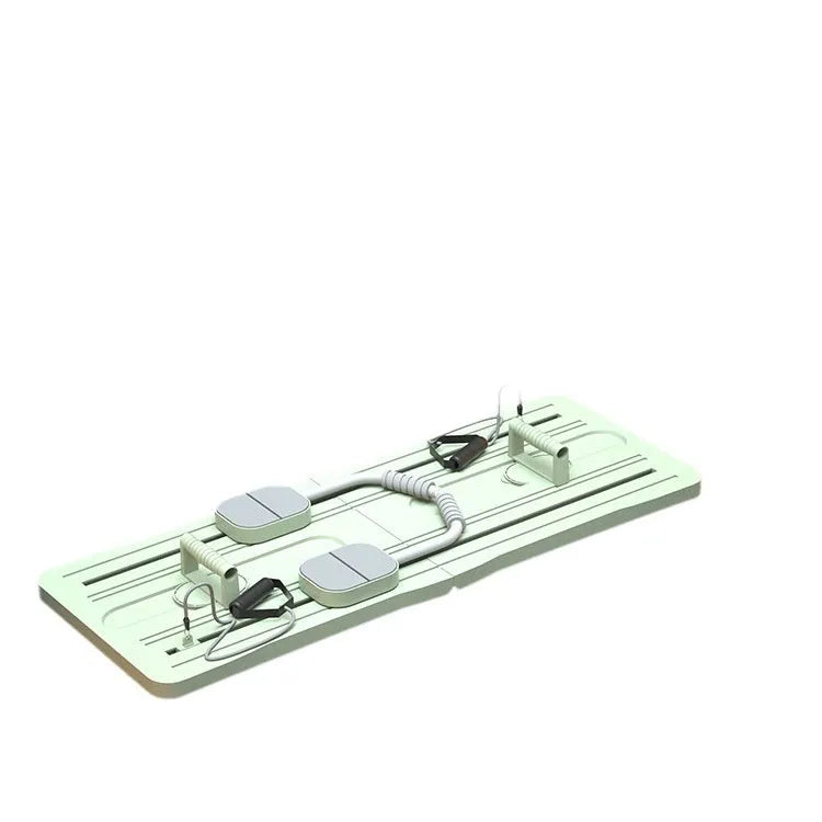 Foldable purple PP fitness board for abdominal exercises, flat support trainer belly panel