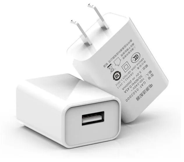 5V1A charging head power adapter with 3C certification, Android USB cable, and national standard power line
