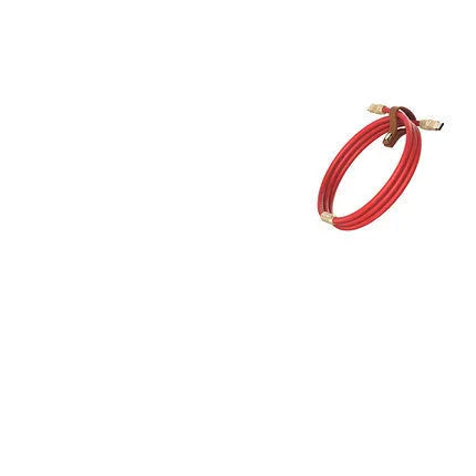 Zinc alloy silicone data cable in black, blue, orange, white, and red with PD27W and 120W options