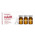 Three small 5ml bottles of clear hair root nourishing liquid with natural plant oils.