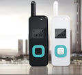 Mini walkie talkie hanging ear model in picture colour, 92x27x14mm, 2W output