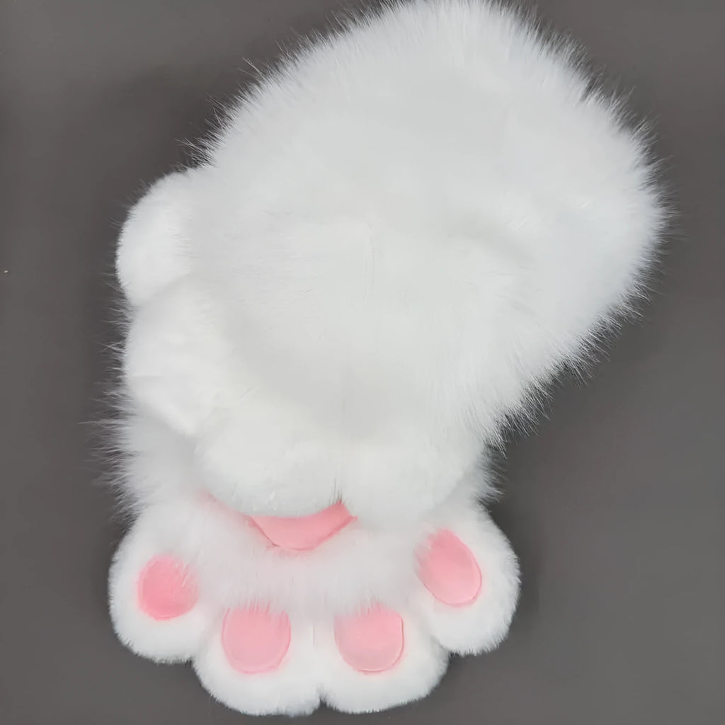 Colourful animal claw cosplay gloves in nylon material with free-size fit