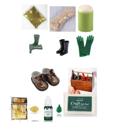 Set of 24 bottles of pigment raw material for handmade soap and natural food colouring, with crafting accessories.
