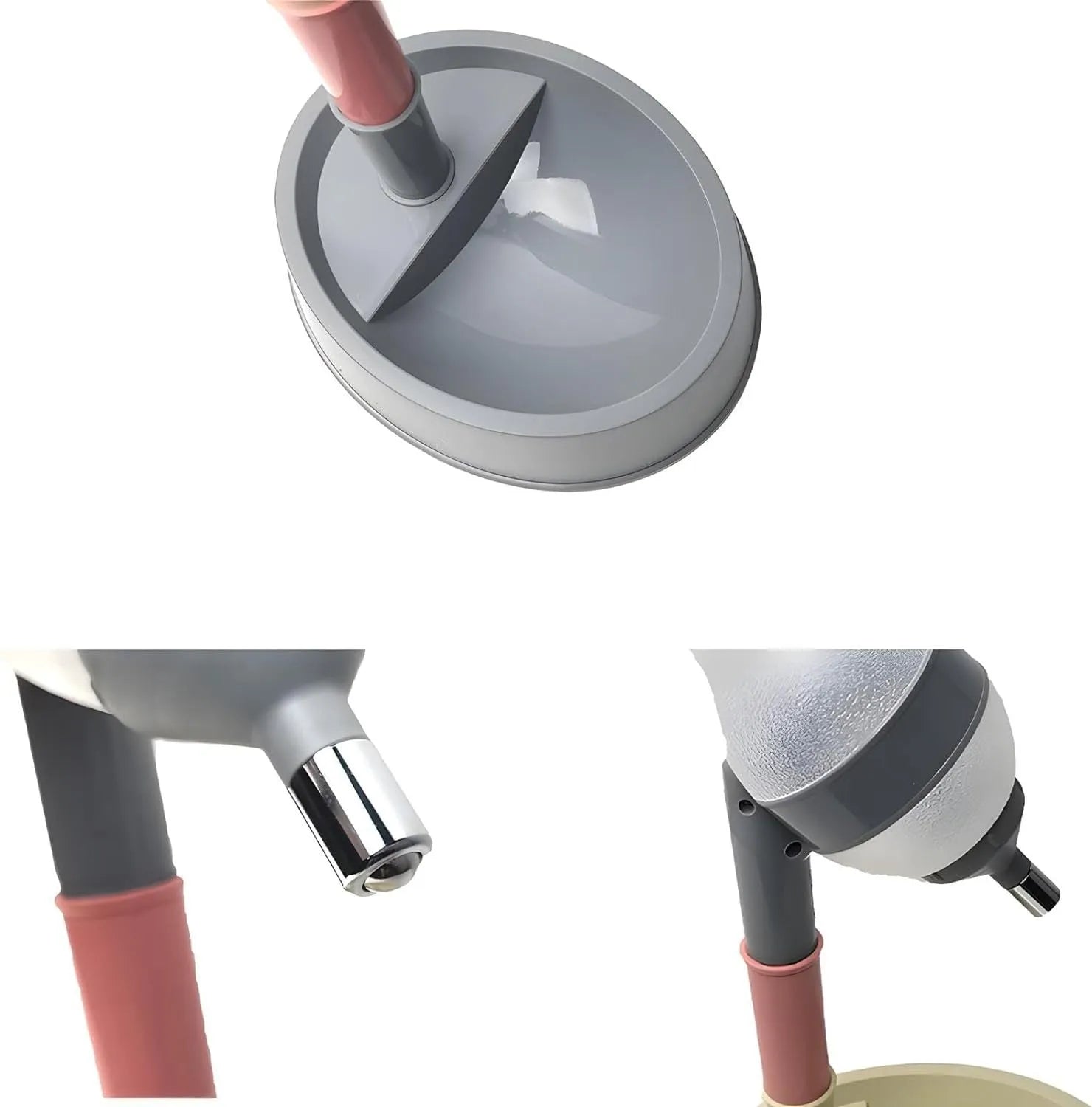 Green adjustable standing water dispenser for pets with a separate bowl and detachable pole