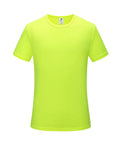 Men's slim fit quick-dry T-shirt in multiple colours with short sleeves and round neck