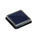 Solar floor tile lamp with aluminium alloy body and glass shade for outdoor staircase decoration