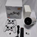 M300MAX portable projection game machine in red or white packaging with handles