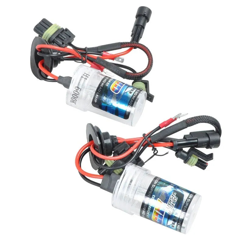 HID xenon automobile bulb for H1 H7 9005 headlight replacement in 4300K 6000K 8000K colour temperatures