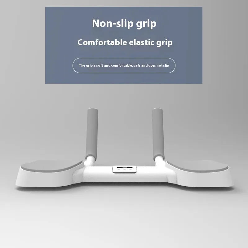 White flat support trainer with alloy aluminium tube construction and ABS connectors