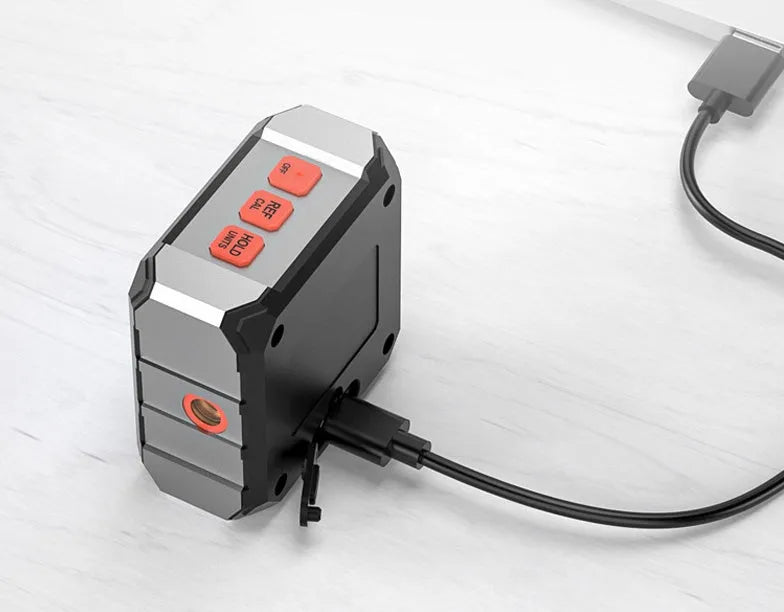 Digital laser infrared woodworking steel tape measure tool with alloy casing and display