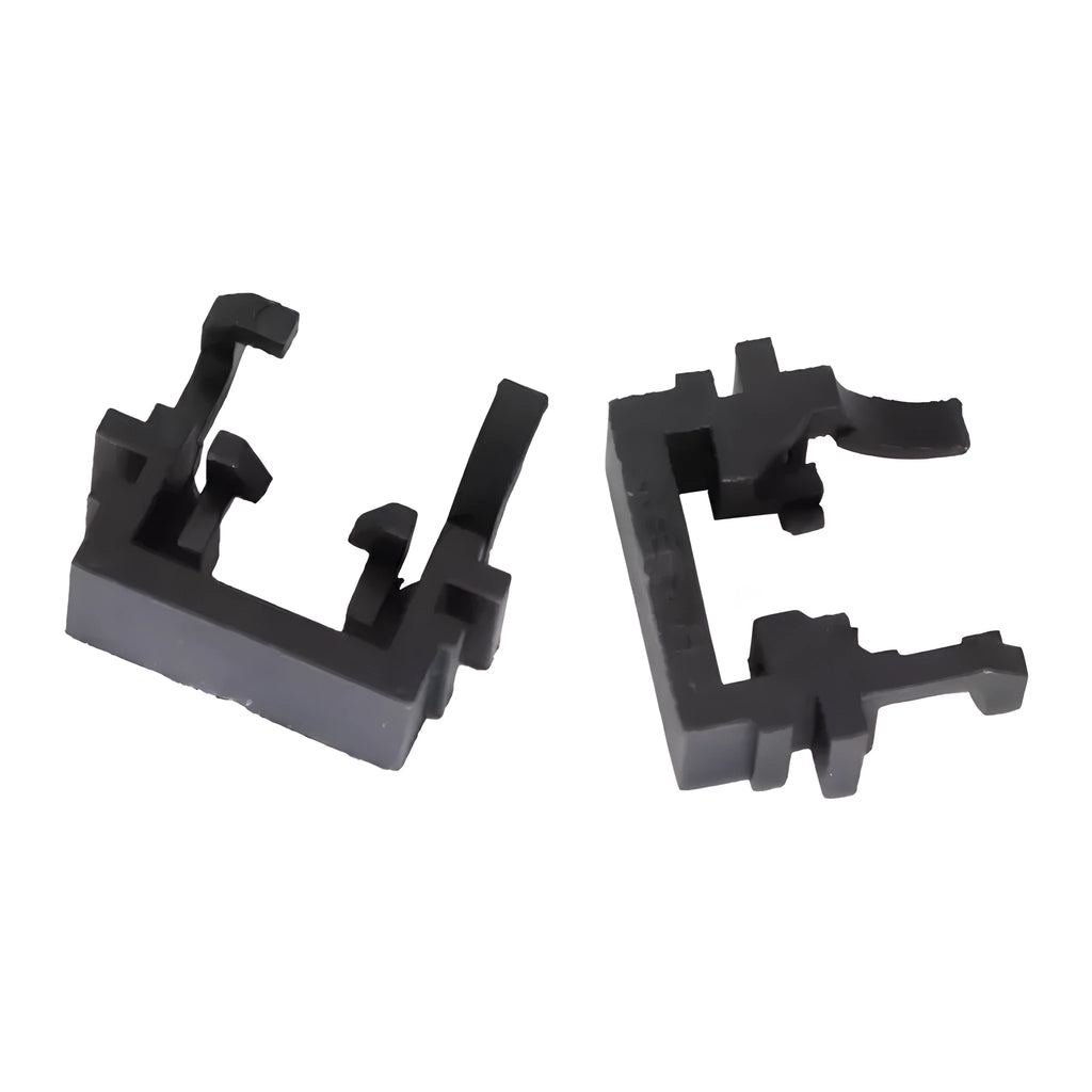 Black plastic LED headlight adapter for Ford Focus Mondeo Fiesta H1 bulb conversion
