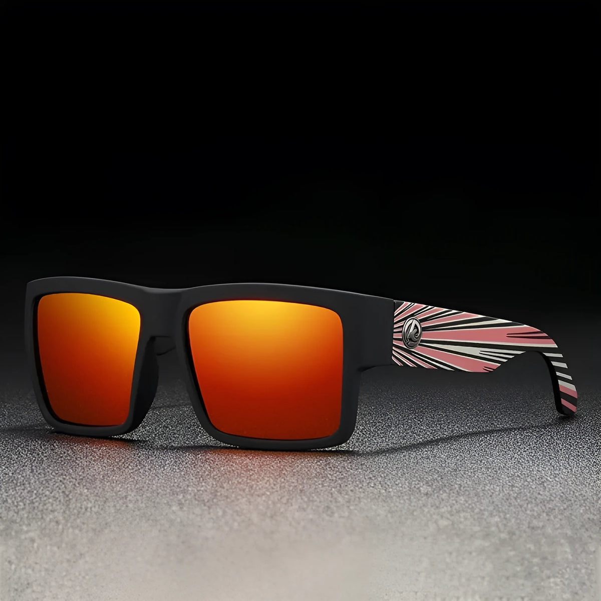 Classic square plastic sunglasses for men and women, available in seven colours including C1 to C6 and C8