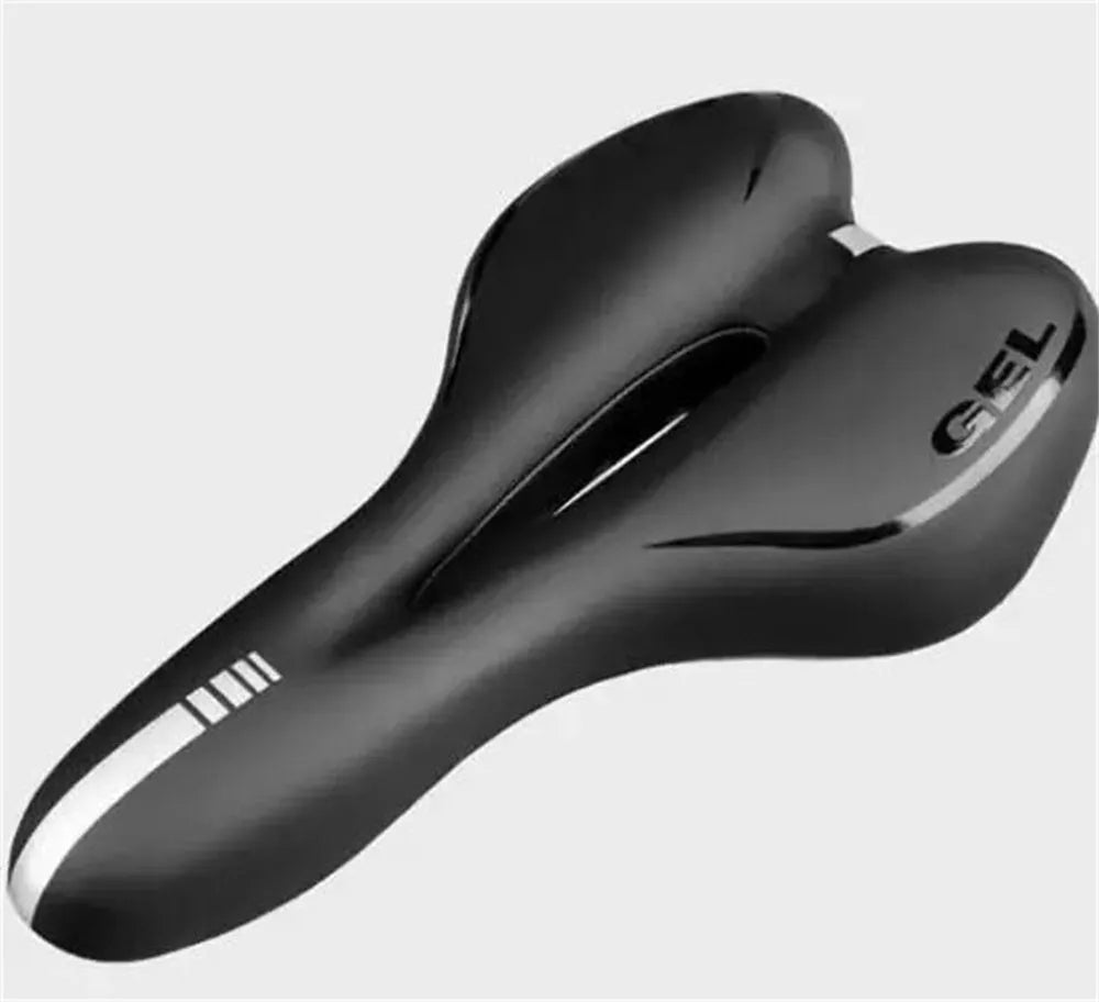 Bicycle cushion with PU leather cover, waterproof protection, wrench tool, and tire patch kit