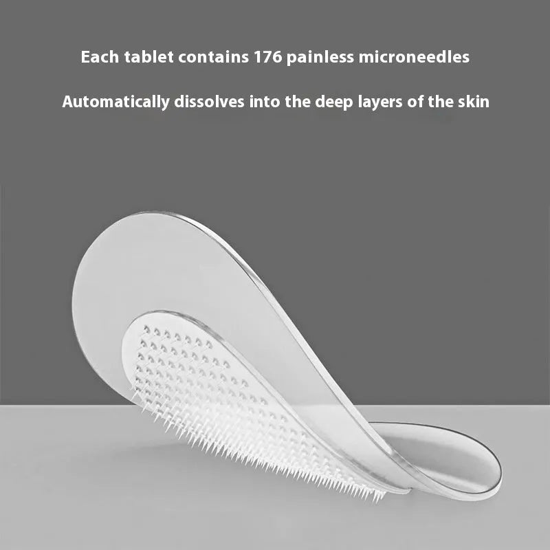 Soluble hyaluronic acid microneedle acne patches sheet with 9 circular 14mm patches