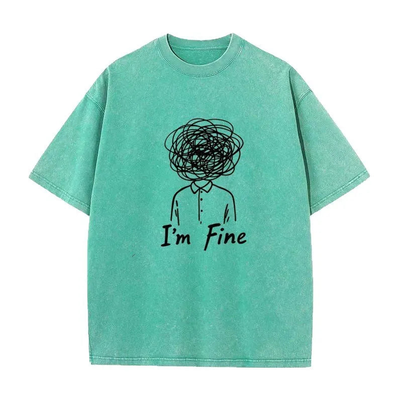 Pure cotton retro washed short sleeve pullover t-shirt for men, solid colour, available in multiple colours and sizes S to 5XL.