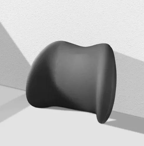 Memory cotton car cushion for headrest, back or waist support in black, green, grey or pink colours