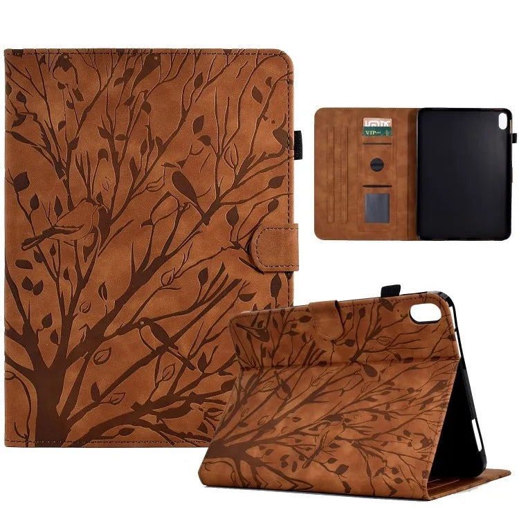 Imitation leather tablet protective case with built-in stand bracket in various colours