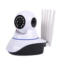White wireless dome security camera with 2MP HD resolution for indoor outdoor surveillance