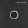 iPhone Diamond Lens Protector Film with aluminium alloy ring for iPhone 12 Pro Max in various colours