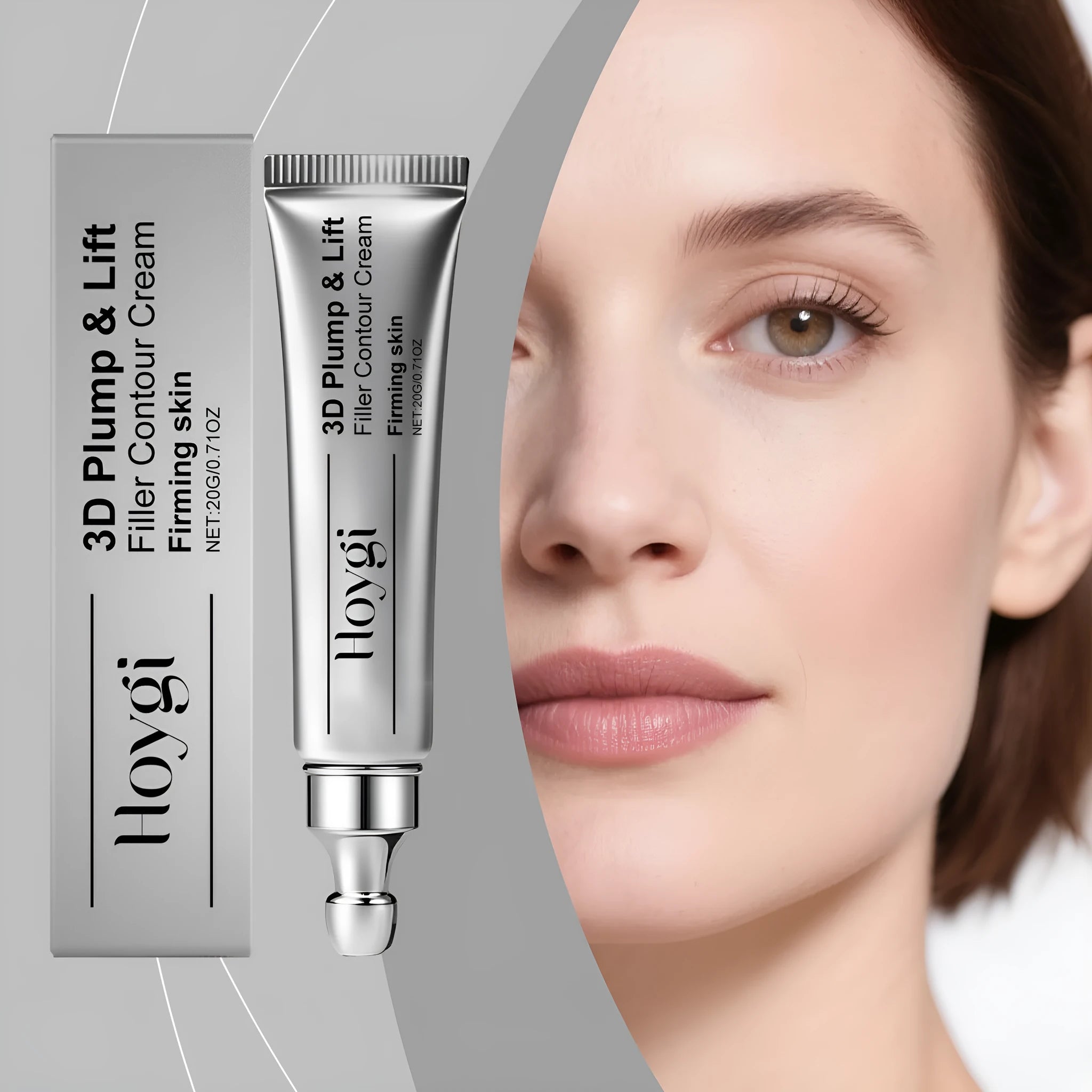 20g tube of moisturising and nourishing eye cream with ceramide EOS and tripeptide copper-1 ingredients