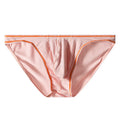 Men's modal hip-lift underwear in dark grey, shown flat.