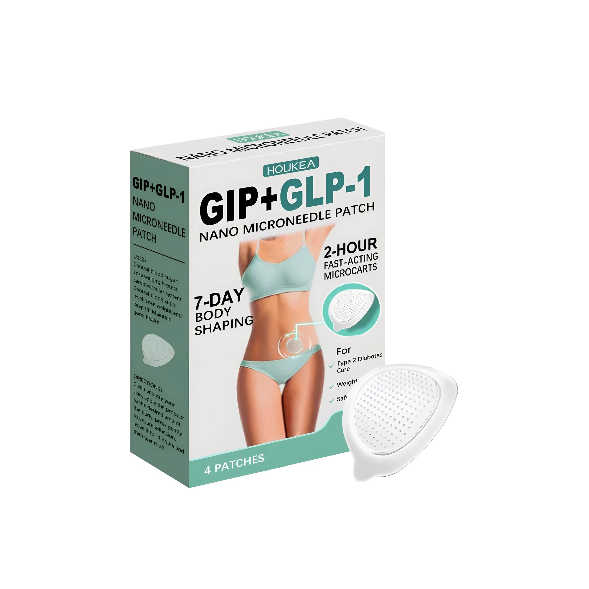 Nano microneedle patches for anti-wrinkle skincare with acetyl hexapeptide-8