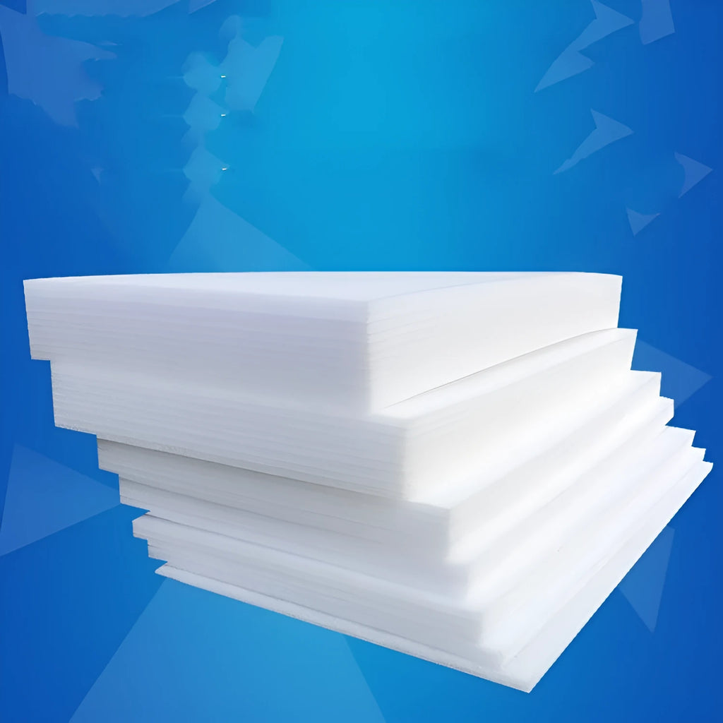 White high-density pearl cotton foam board panel measuring 200cm by 100cm.