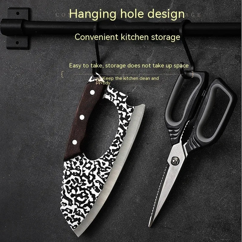 Forged 4 chromium kitchen knife with labour-saving handle for vegetables and home cooking